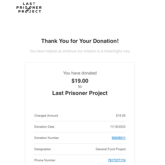 Charity Donations