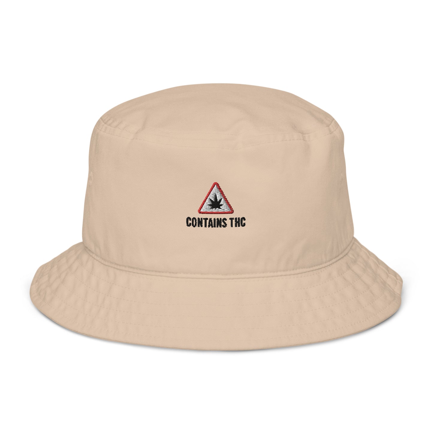 Contains THC Organic Cotton Weed Bucket Hat