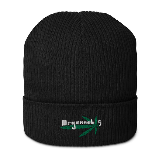 Organnabis Organic Cotton Ribbed Weed Beanie