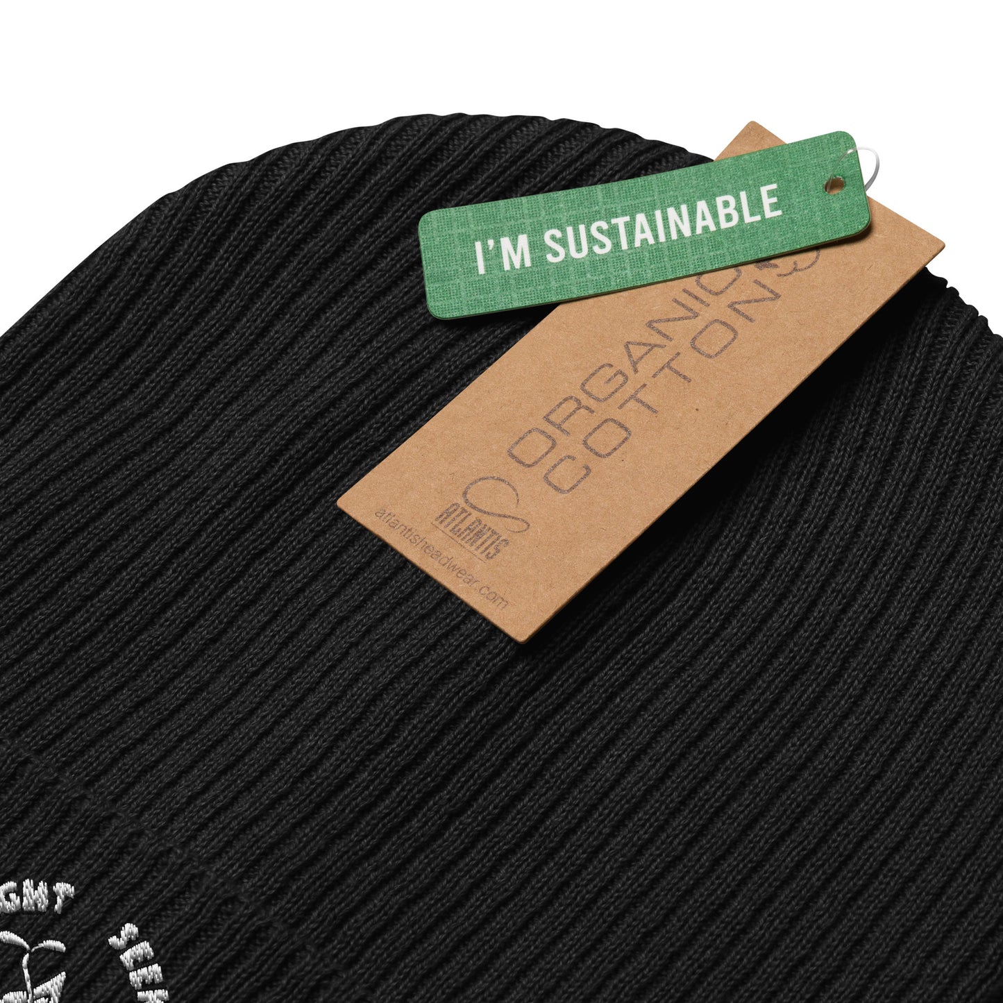 Light Seeker Organic Cotton Ribbed Beanie