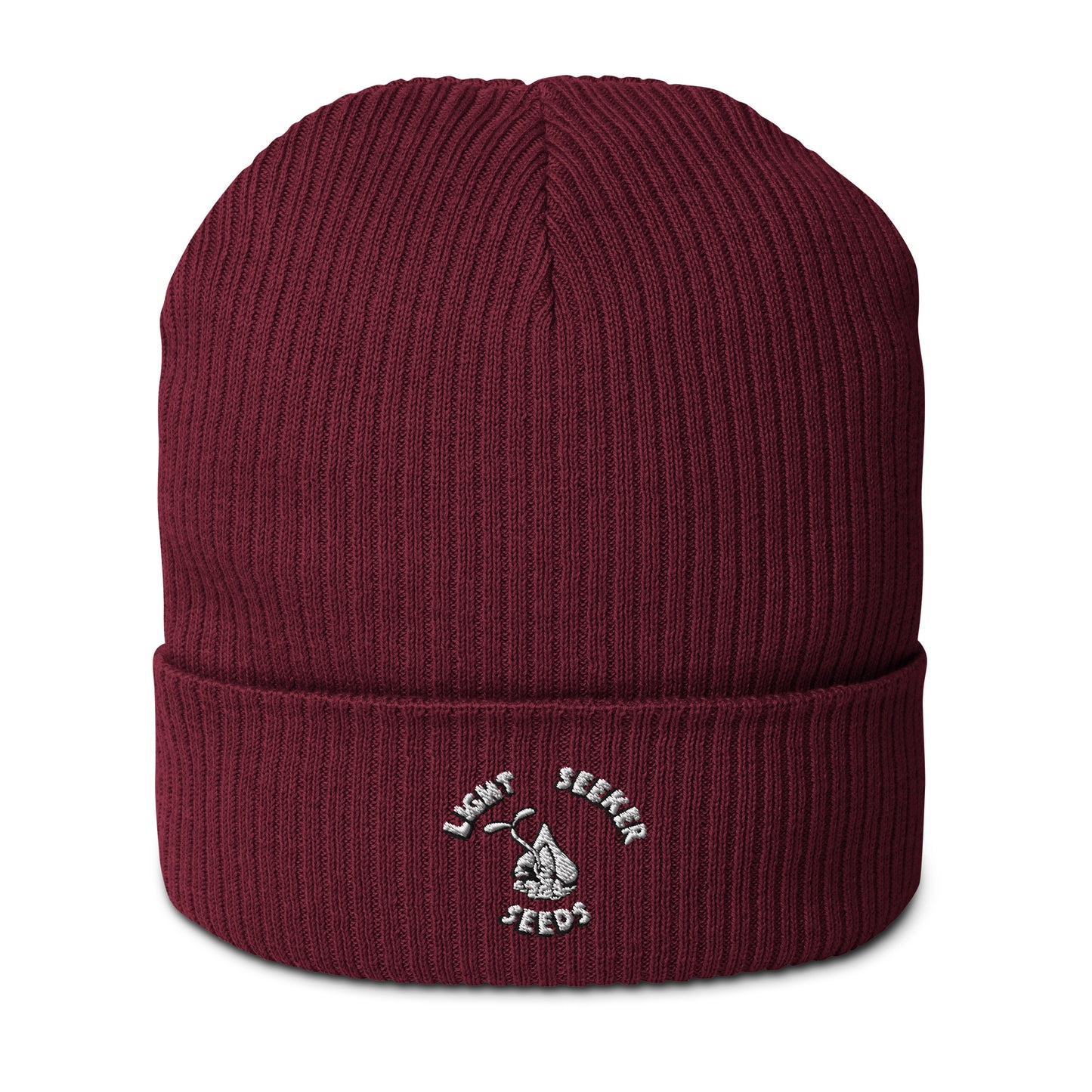 Light Seeker Organic Cotton Ribbed Beanie