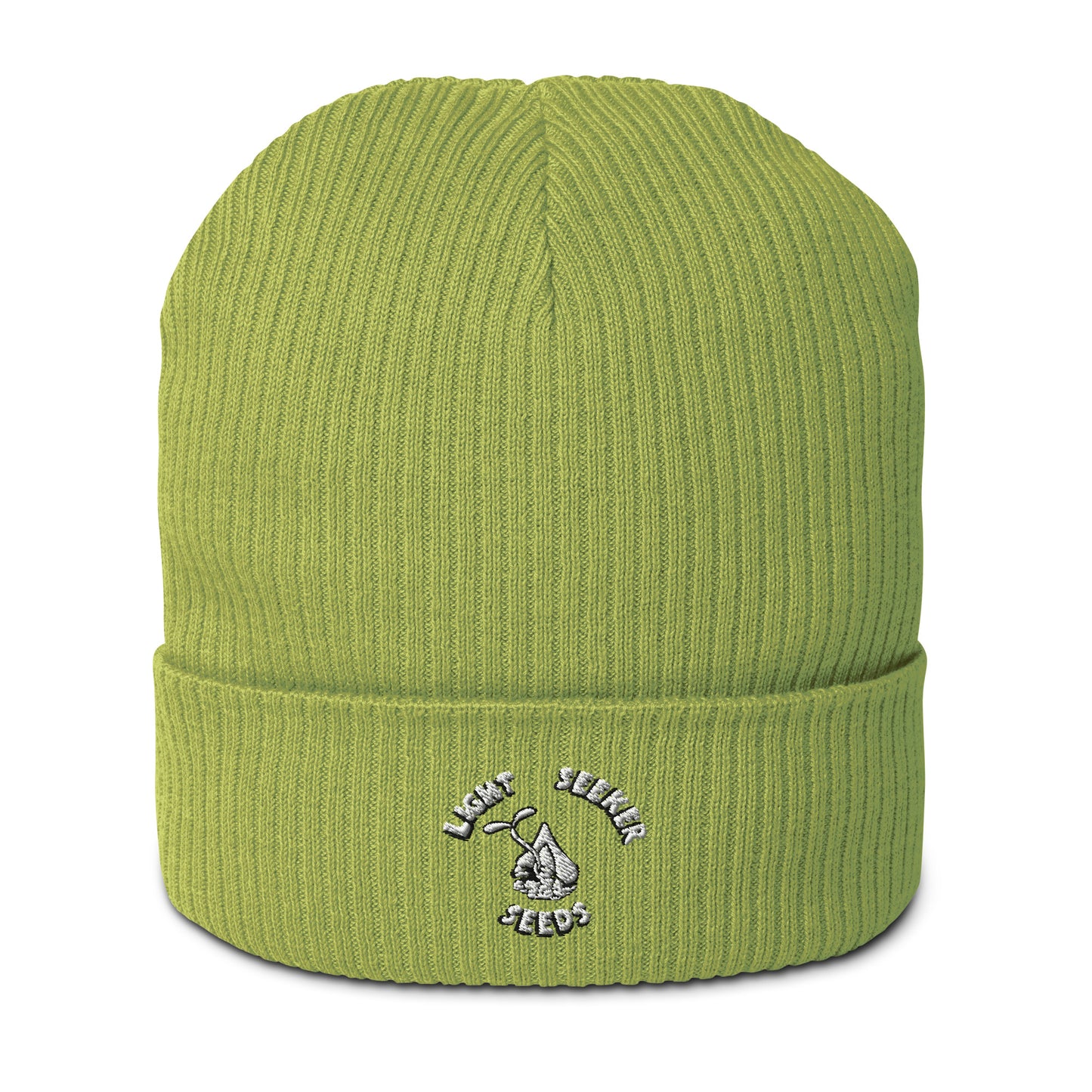 Light Seeker Organic Cotton Ribbed Beanie