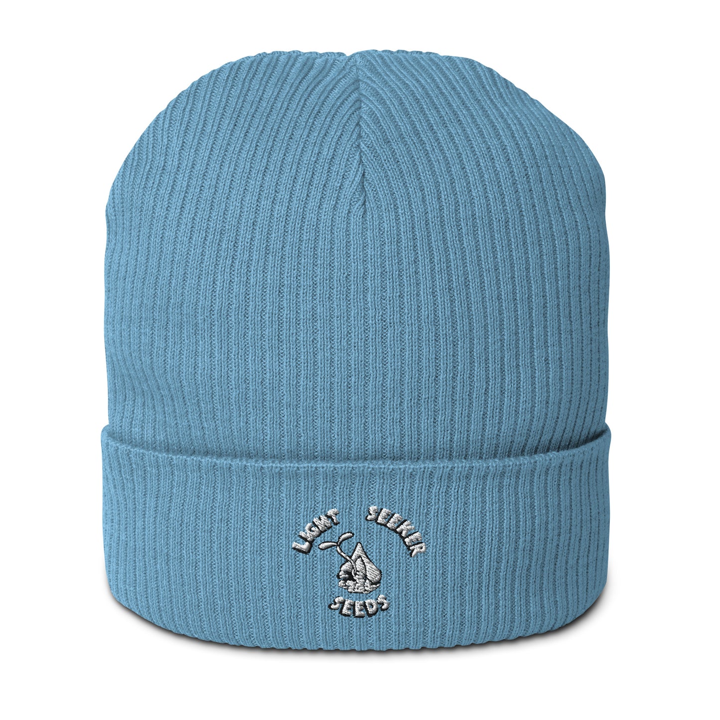 Light Seeker Organic Cotton Ribbed Beanie