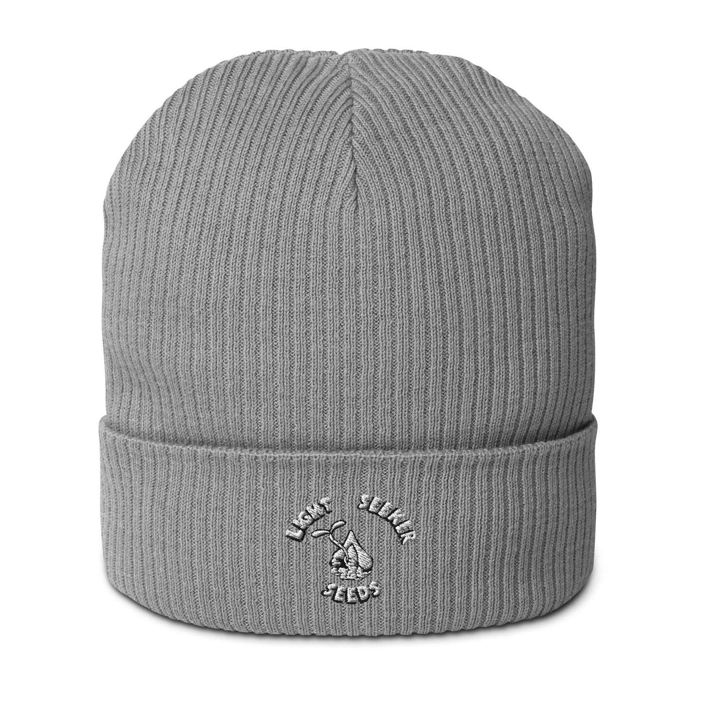 Light Seeker Organic Cotton Ribbed Beanie