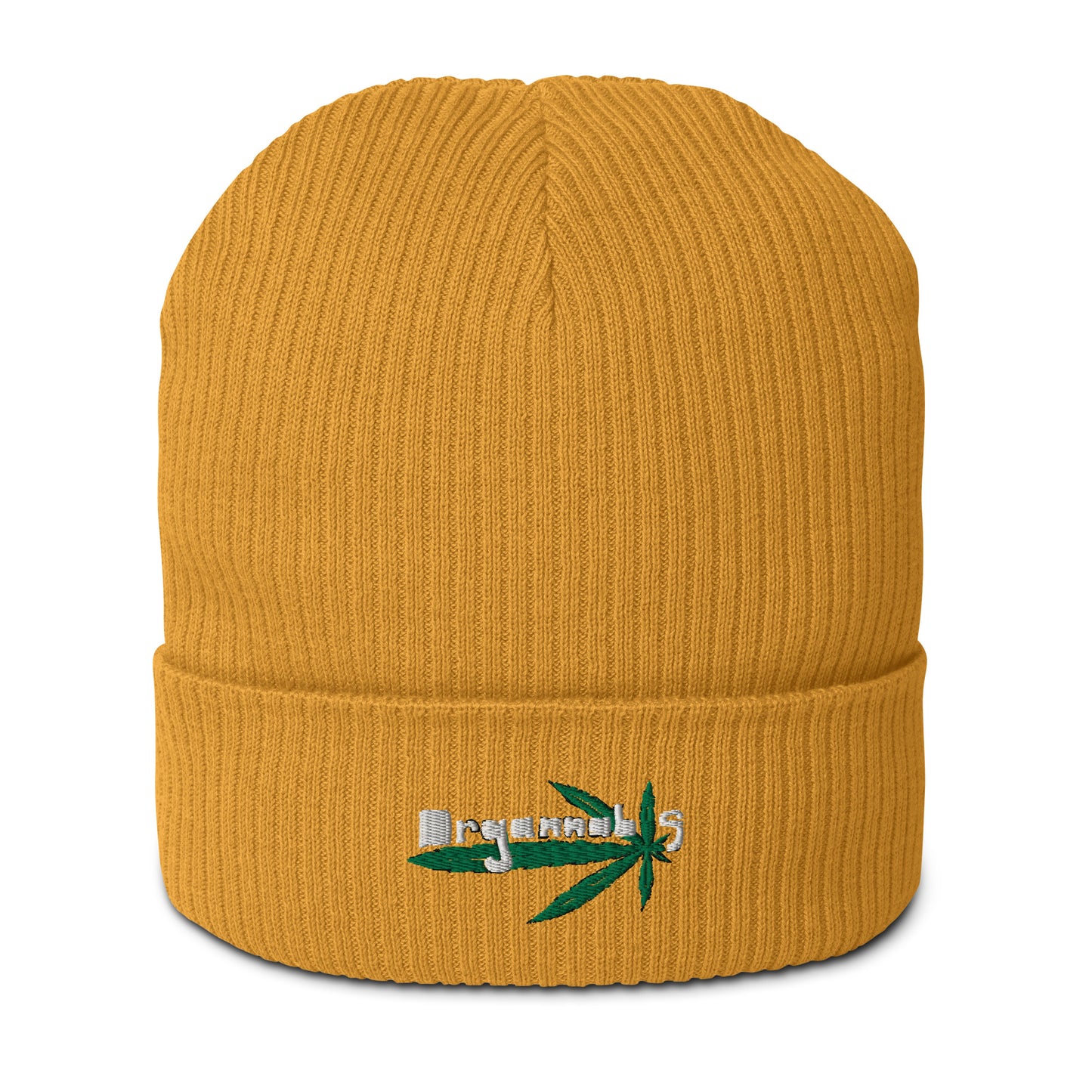 Organnabis Organic Cotton Ribbed Weed Beanie