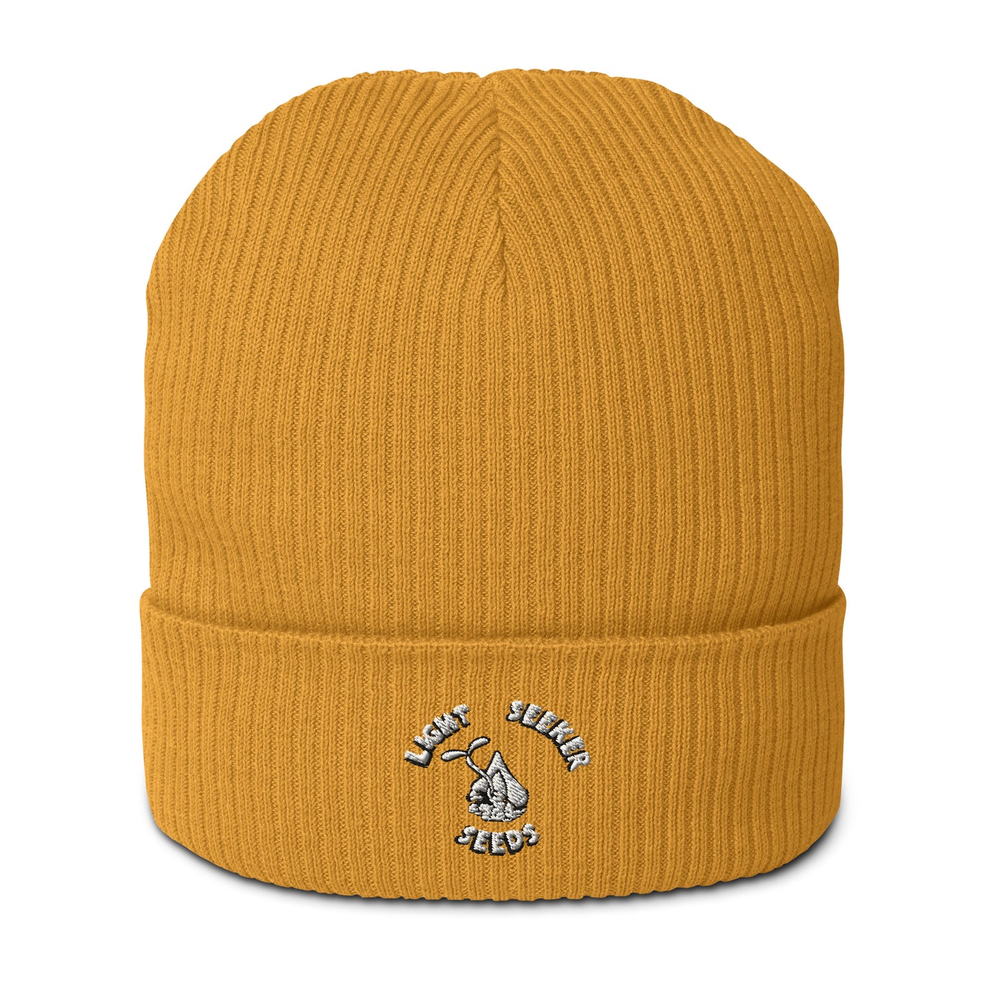 Light Seeker Organic Cotton Ribbed Beanie