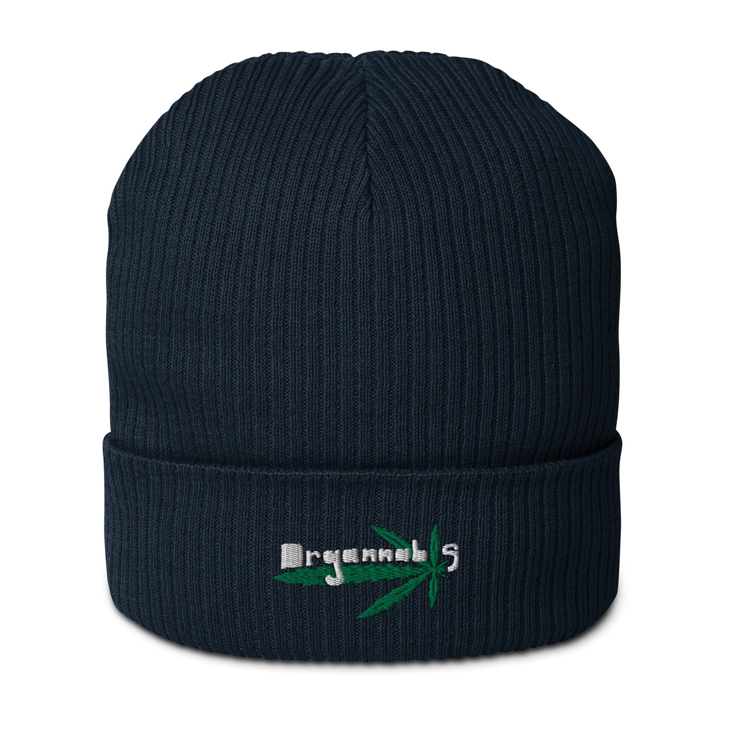Organnabis Organic Cotton Ribbed Weed Beanie