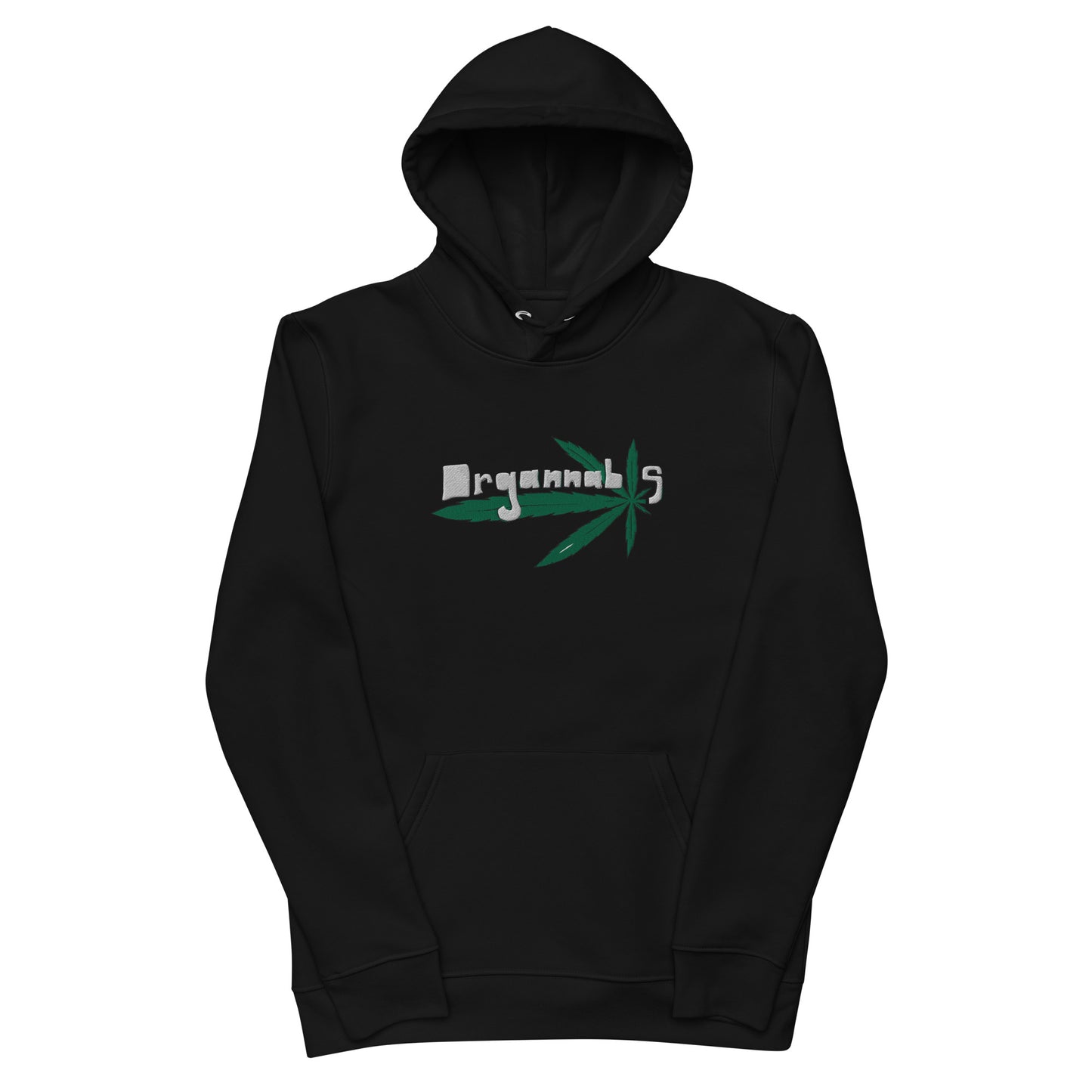 Organnabis Embroidered Organic Cotton Hoodie