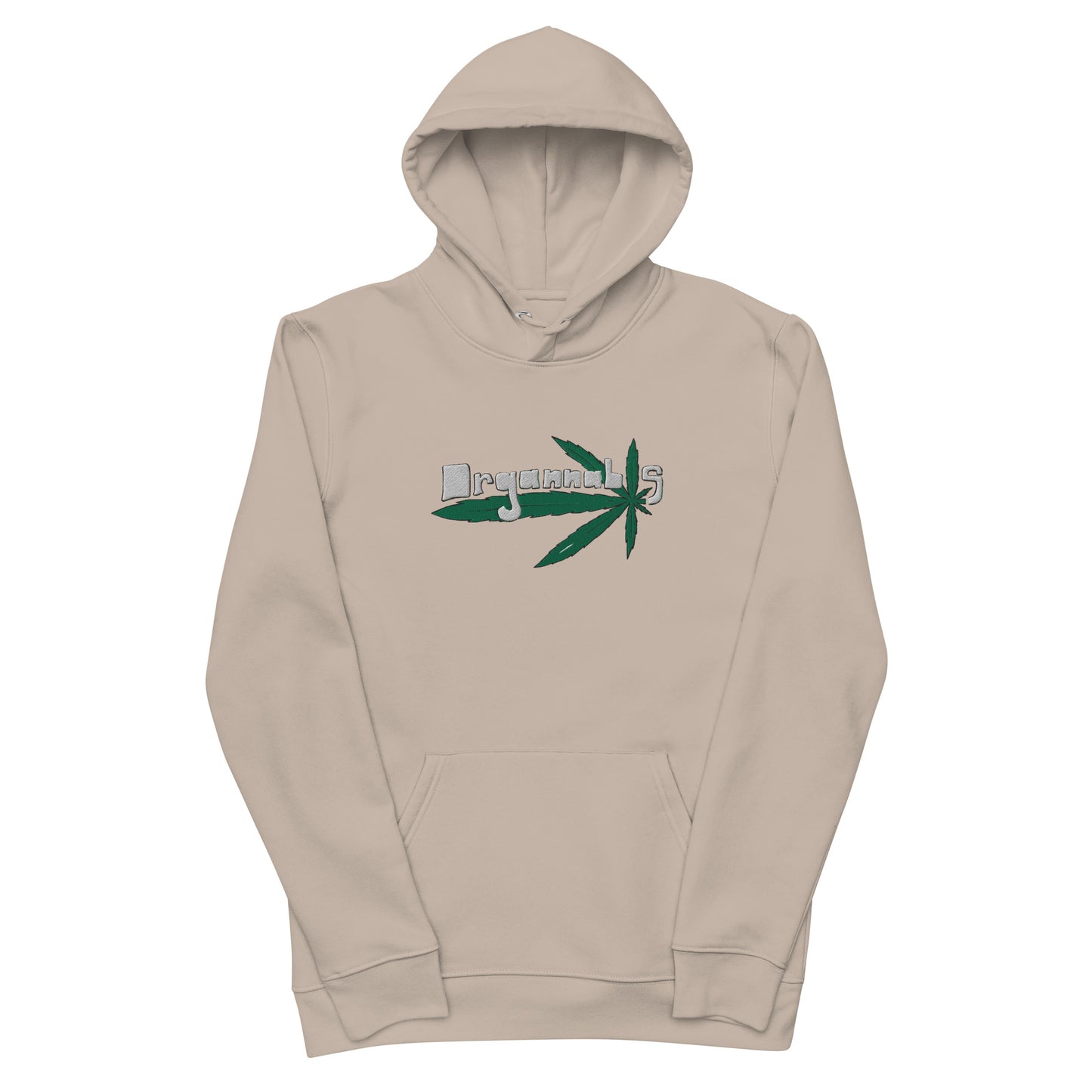 Organnabis Embroidered Organic Cotton Hoodie