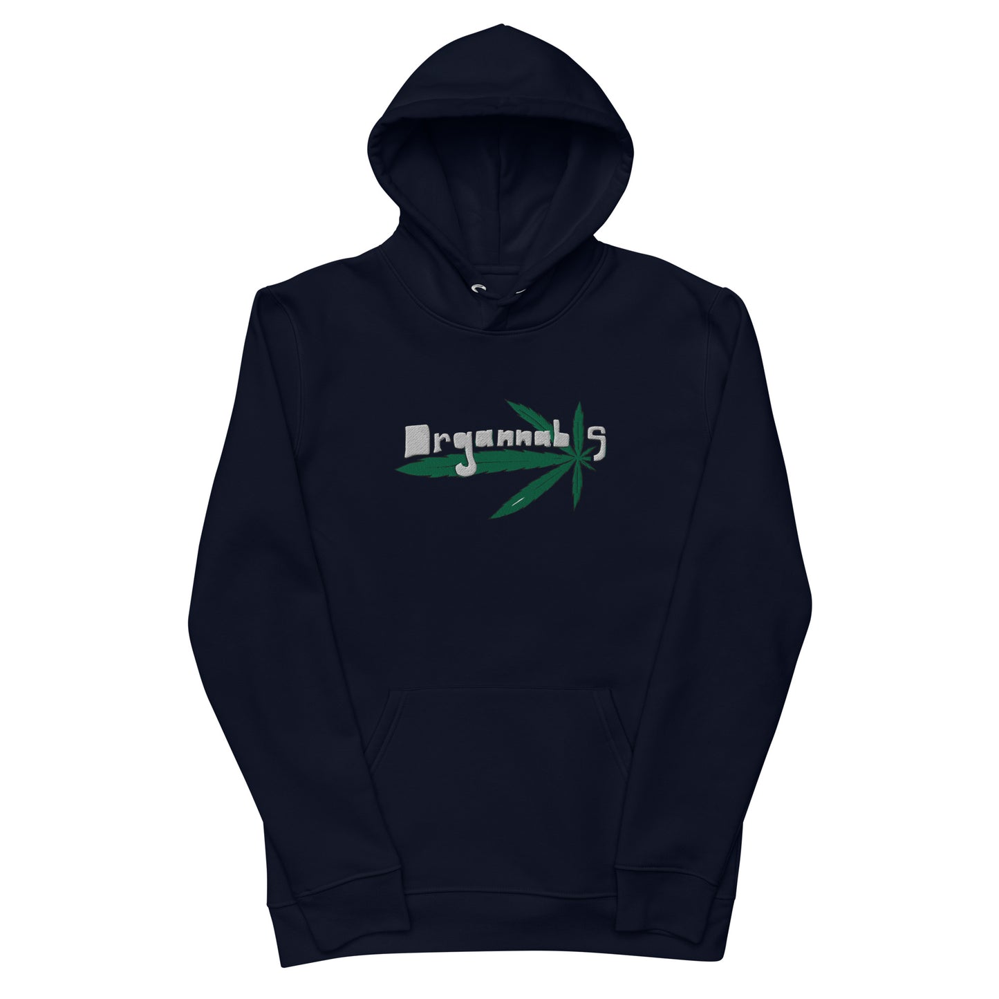 Organnabis Embroidered Organic Cotton Hoodie