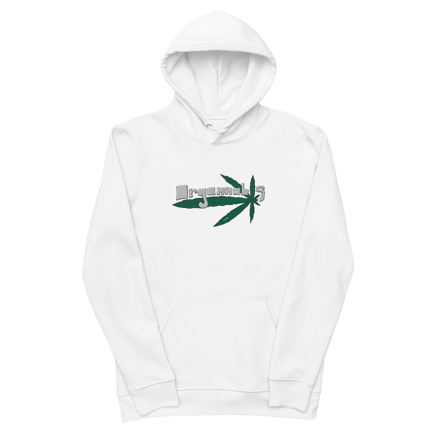 Organnabis Embroidered Organic Cotton Hoodie