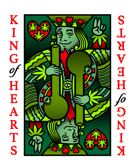 King Of Hearts Graphic Art 